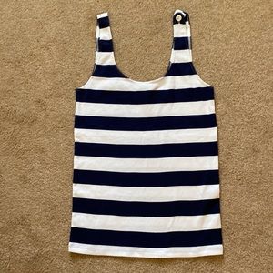 New! Ralph Lauren Sport Navy & White striped tank. M